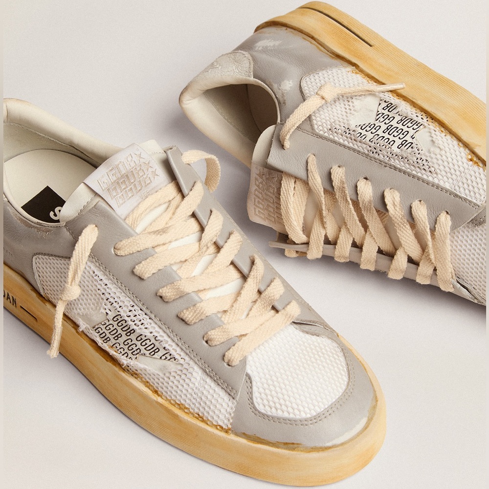 Golden Goose Stardan Sneakers GGDB Leather Gray